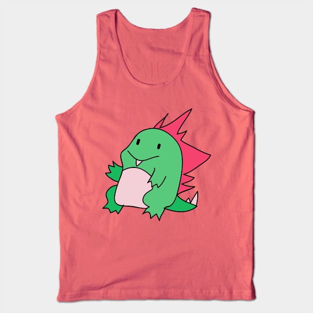 Cute Dinosaur Monster Tank Top by saradaboru